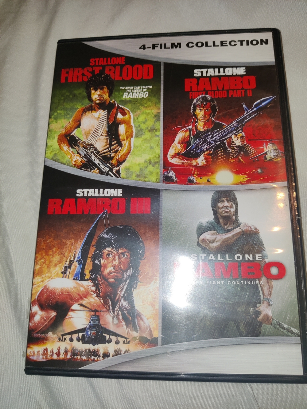 4-Film Rambo Collection DVD - Multi-Color Cover